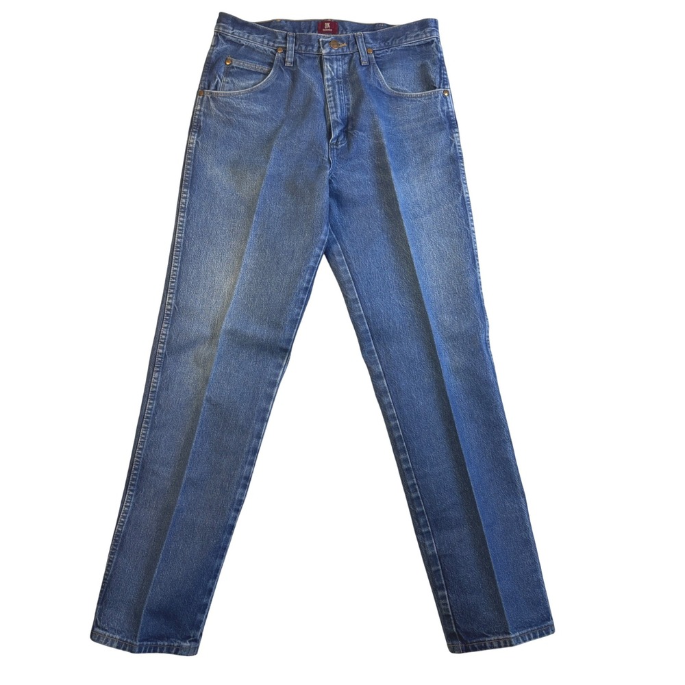 Wrangler‎ Relaxed Fit Mens Blue Denim Jeans Size 33x34